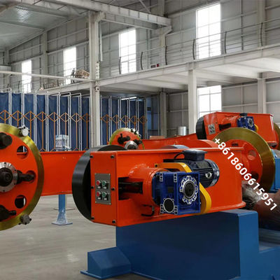Non Twist Cores Drum Twister Machine 75kw 30r/Min 2800 Mm Cable Stranding